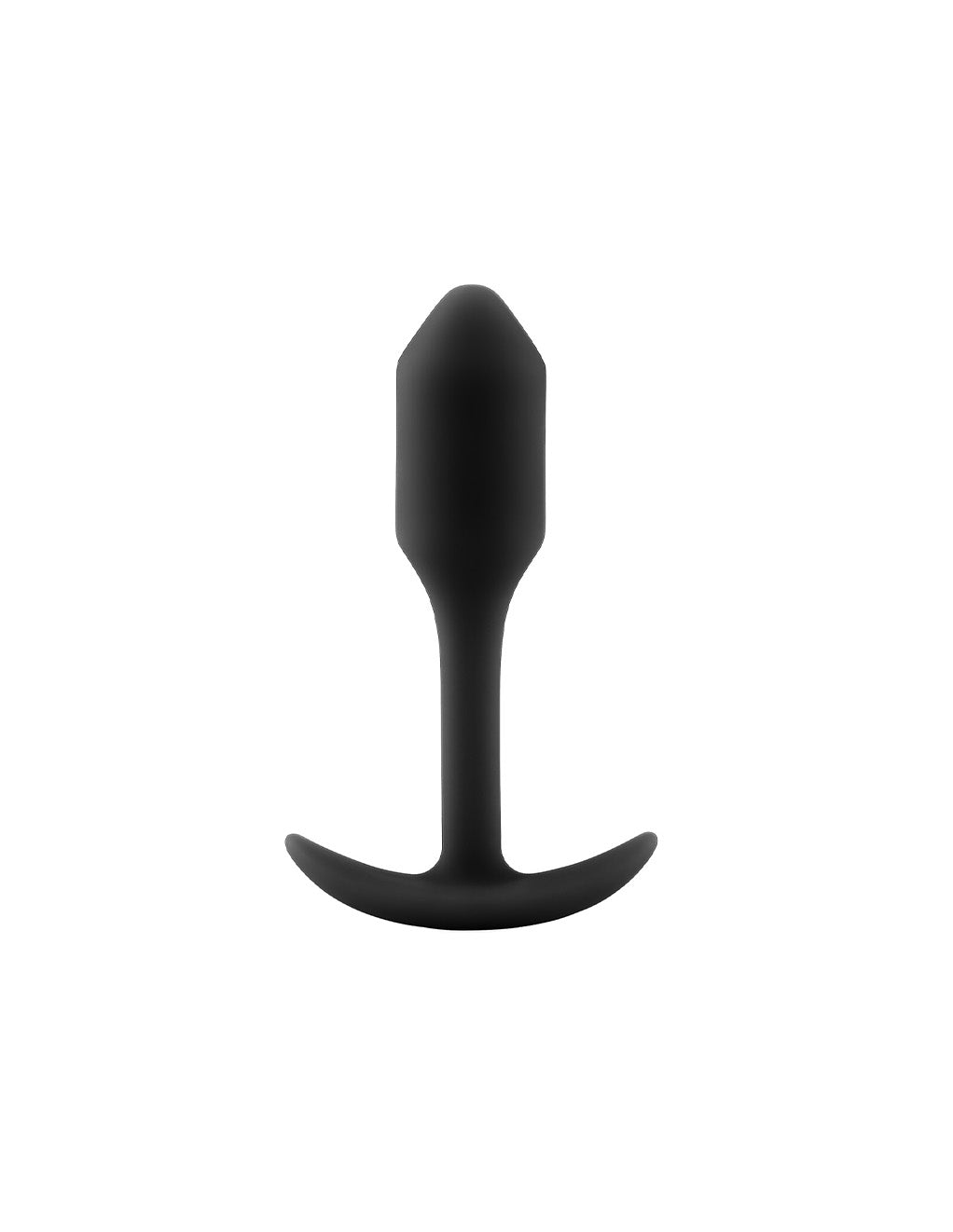 B-Vibe Snug Plug 1 Small- Black- Front