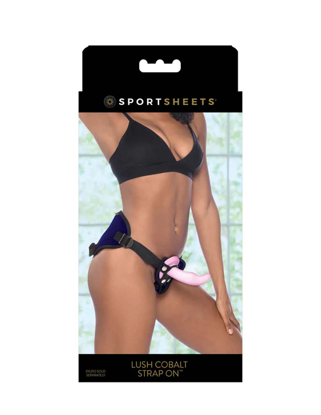 Sportsheets Lush Cobalt Dildo Harness- Box