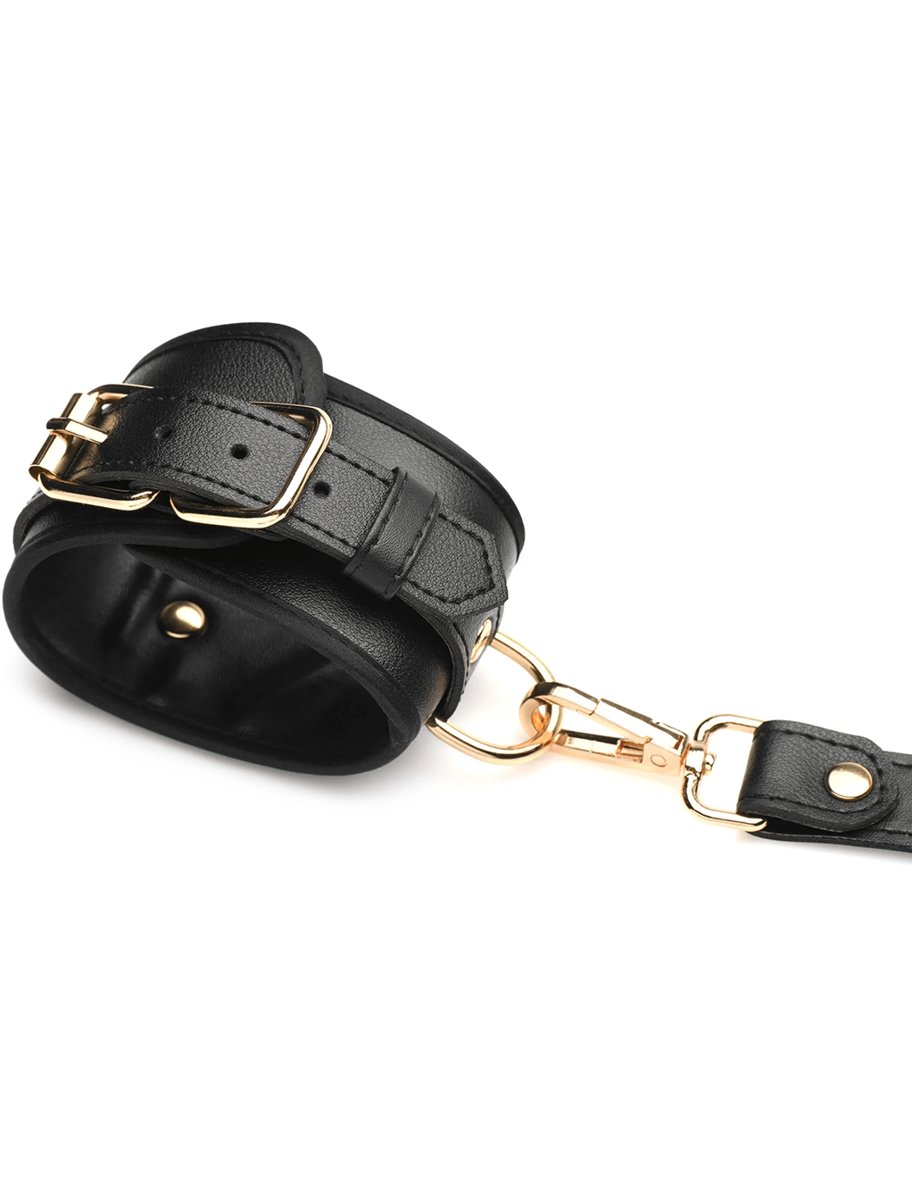 Strict Bondage Harness W/ Bows - Black - Cuff