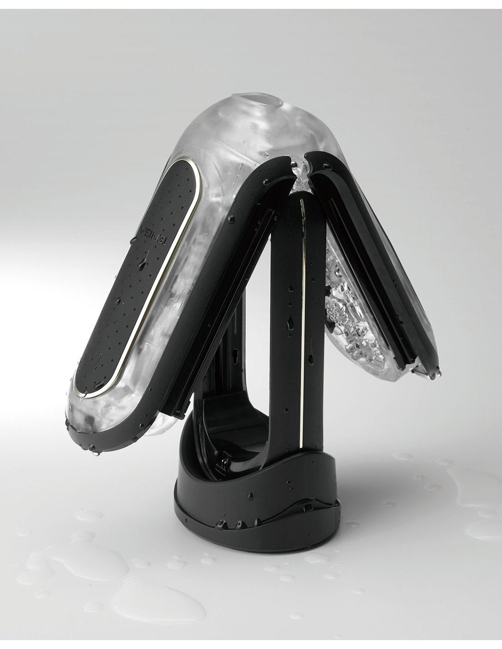 Tenga Flip Zero Electronic Vibration Masturbation Sleeve- Black- Top drying