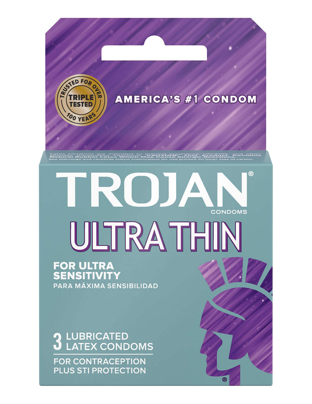 Trojan Ultra Thin Condoms- 3pk