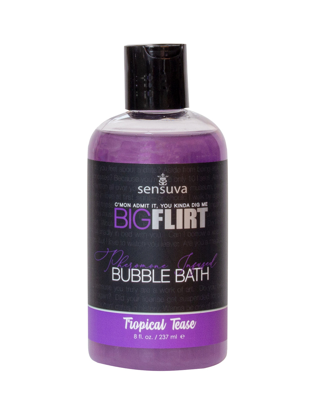 Sensuva Big Flirt Pheromone Bubble Bath- Tropical Tease- Front