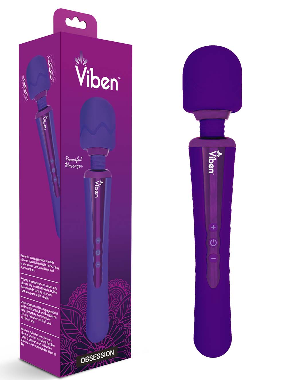 Viben Obsession Wand- Purple- Box