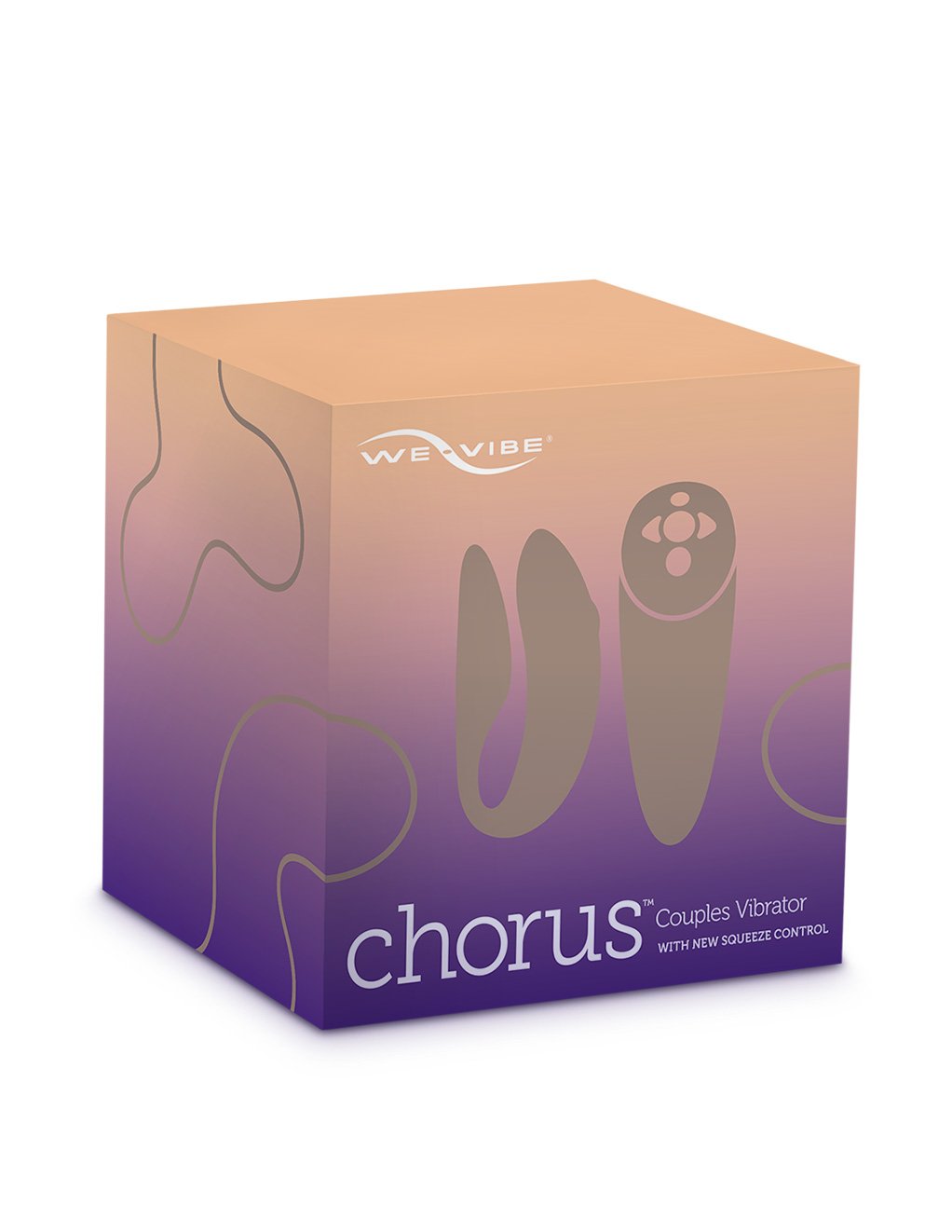 We-Vibe Chorus Adjustable Couples' Vibrator- Purple- Box