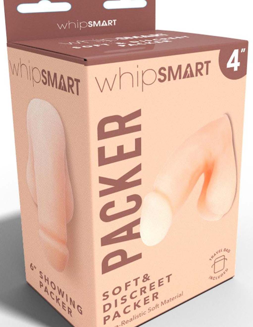 WhipSmart 4" Soft & Discreet Packer- Light- Box