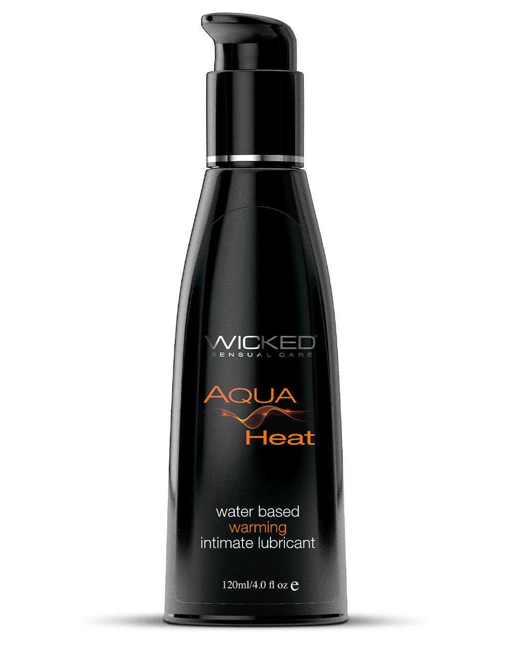 Wicked Aqua Heat Warming Water-based Lube- 4oz- front