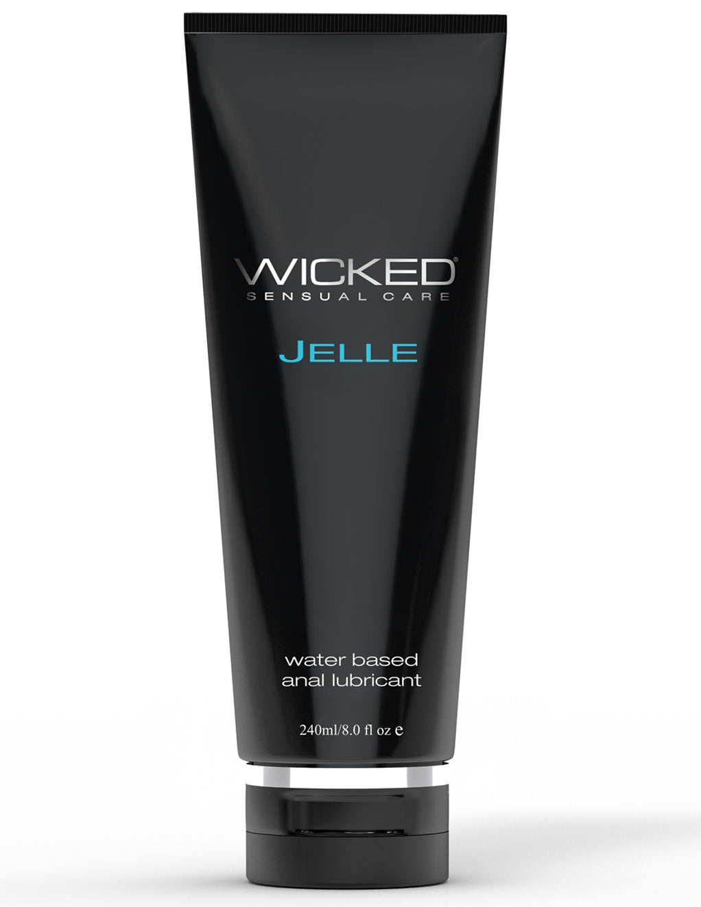 Wicked Jelle Water-based Anal Lubricant- 8oz- front