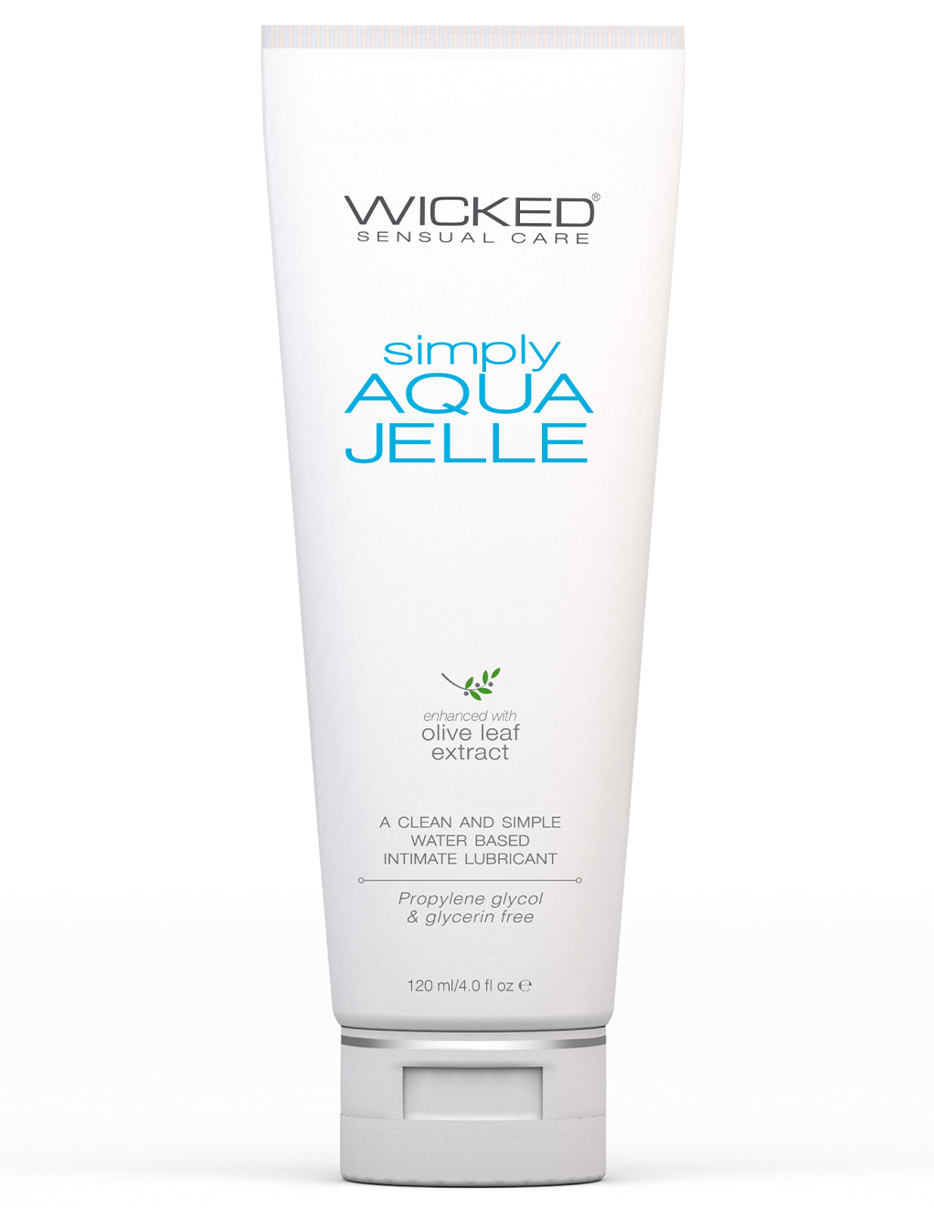 Wicked Simply Aqua Jelle Lube- Front