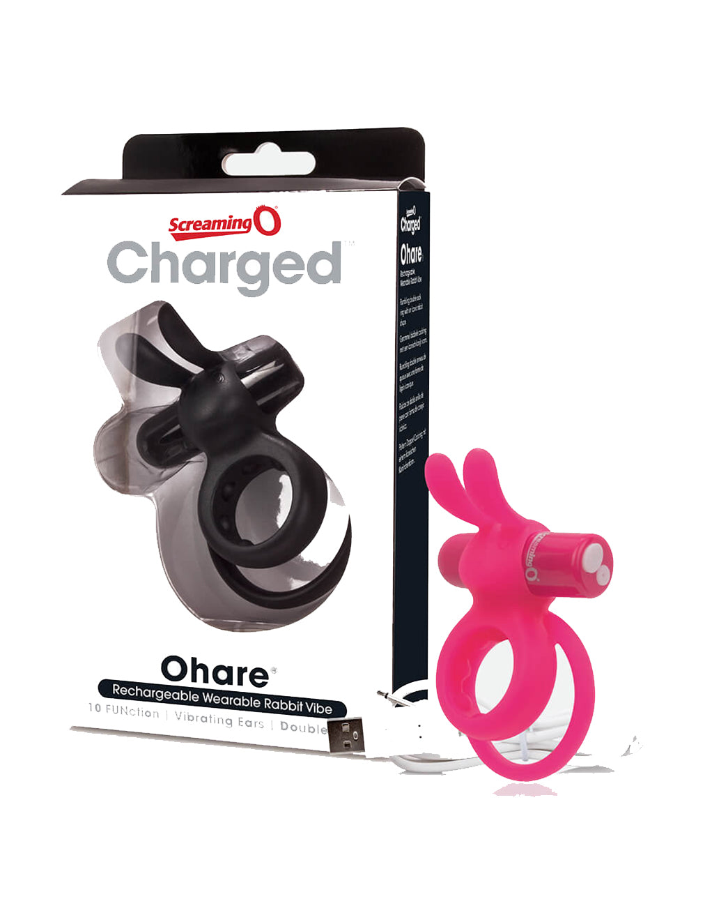Screaming O Charged Ohare- Black- Pink- Package