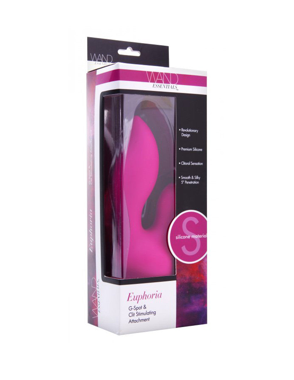 Wand Essentials Euphoria Gspot & Clit Stimulating Wand Attachment Package