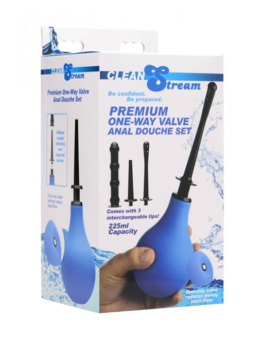 Cleanstream Premium One Way Valve Anal Douche Set - Personal Care - Hygiene