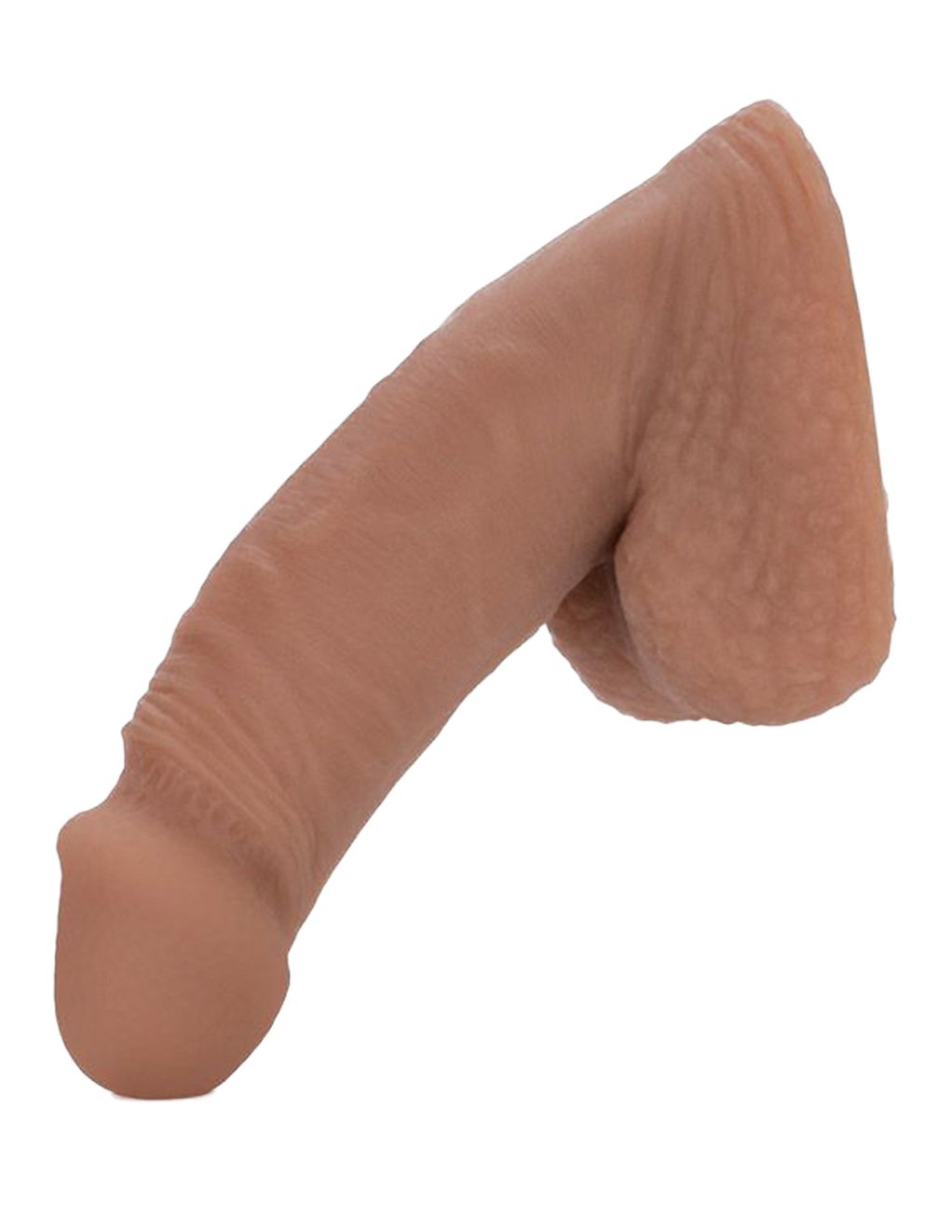 Packer Gear 5 Inch Packing Penis- Brown- Side view