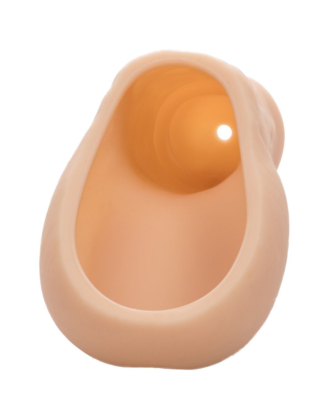 Packer Gear Silicone Hollow Packer Penis- Ivory- Hole