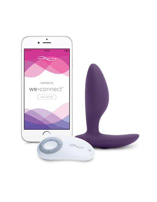 We-Vibe Ditto Vibrating Remote Control Anal Plug- Purple- App