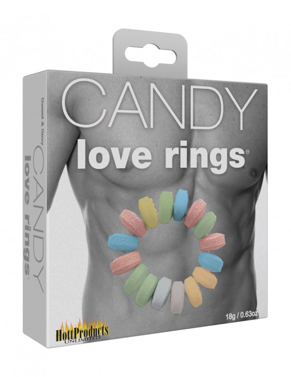 Sweet and Sexy Candy Cock Ring- Box