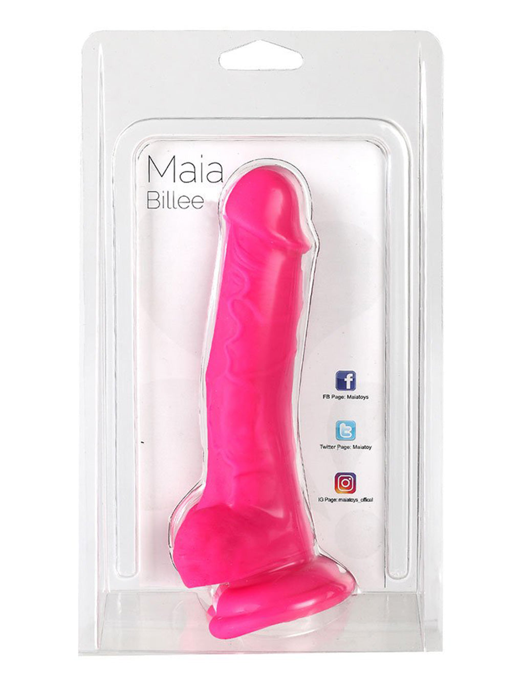Maia Billee 7 Inch Silicone Realistic Suction Cup Dong