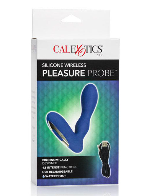 Cal Exotics Silicone Vibrating Wireless Pleasure Probe - Novelties - P Spot
